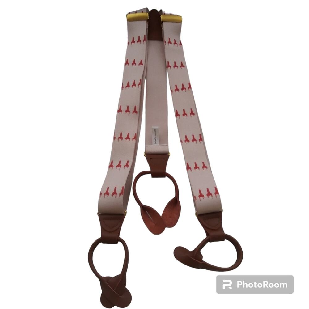 Makers Mark Suspenders Novelty Distillery Accessory Kentucky Whiskey Fun Gift